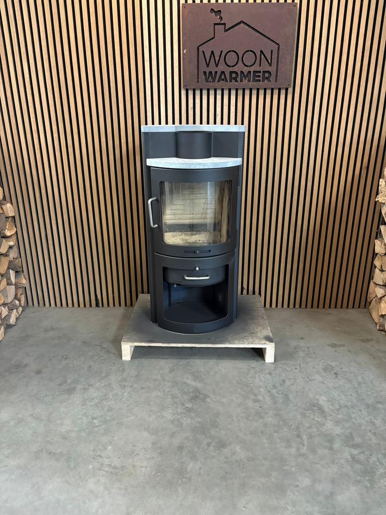 26052 Poêle à bois + stylo abc en stéatite, Maison & Meubles, Poêles, Enlèvement, Utilisé, Bois, Autoportant
