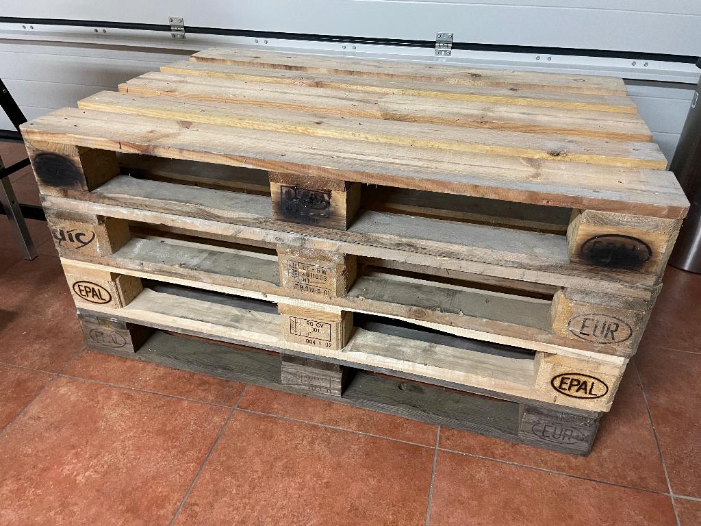Palettes en bois, Bricolage & Construction, Moins de 200 cm, Enlèvement, Utilisé, Épicéa