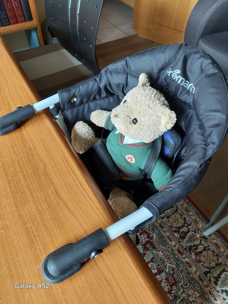 chaise de table pour bébé Premaman Click and Eat, Enfants & Bébés, Enlèvement ou Envoi, Comme neuf, Chaise de table, Ceinture(s)