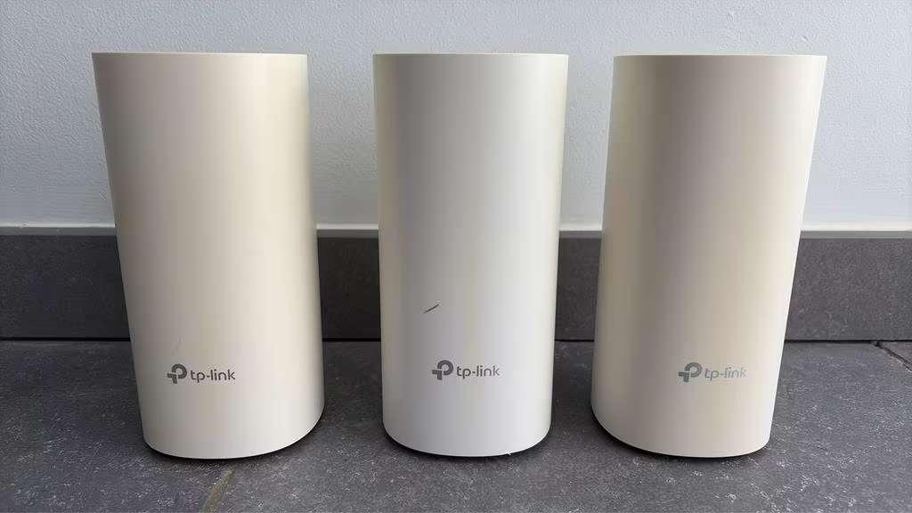 TP-Link Deco E4 mesh wifi set (3 stuks), Computers en Software, WiFi-versterkers, Gebruikt, Ophalen