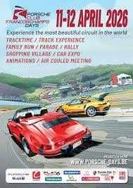 2 e-tickets Porsche Club Francorchamps 11-12/04 - EUR 25