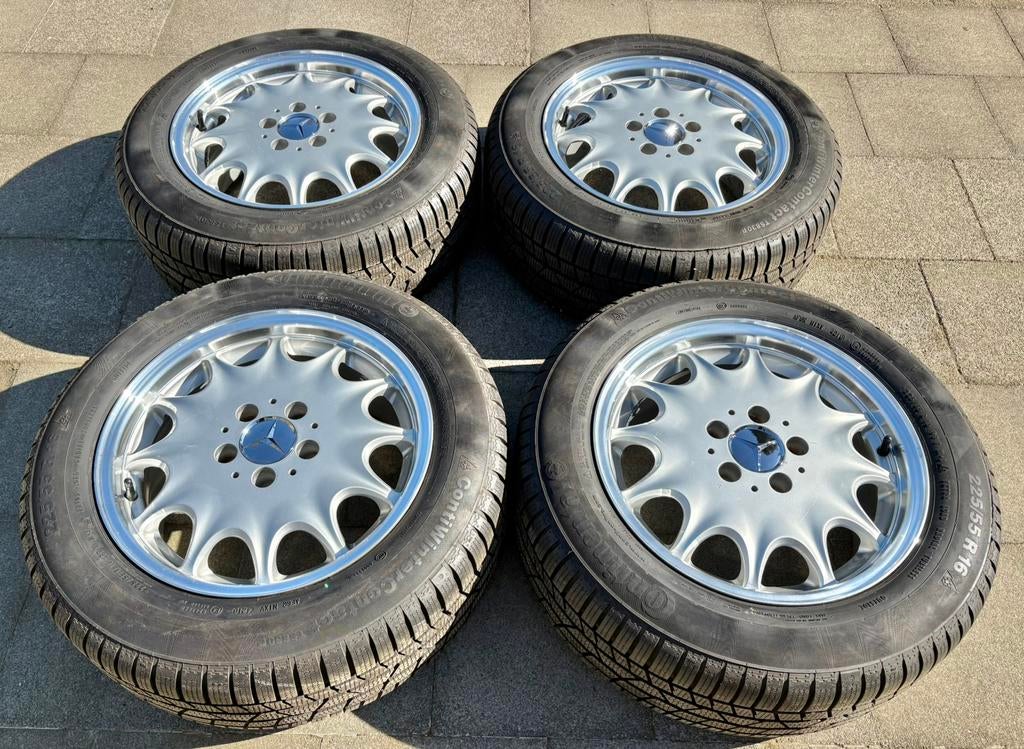 Set Mercedes velgen type Monkar voor SL R129 in TOP-staat, Auto-onderdelen, Banden en Velgen, Ophalen, Gebruikt, Velg(en), 16 inch