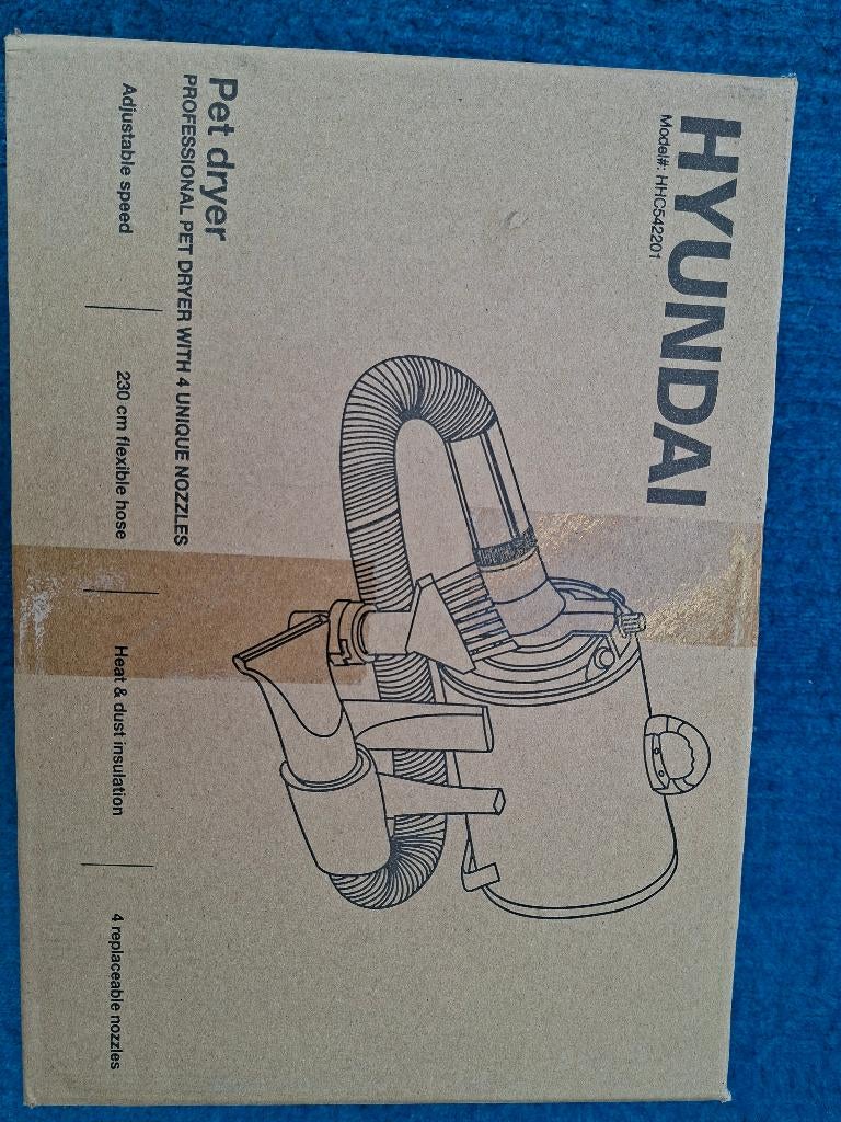 Hondenhaardroger, Enlèvement, Neuf