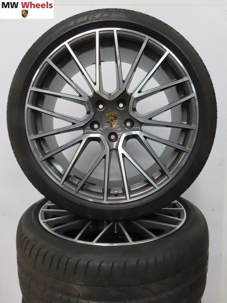 Originele Porsche Cayenne coupe 22 inch velgen zomerbanden, Gebruikt, -, 285 mm, -