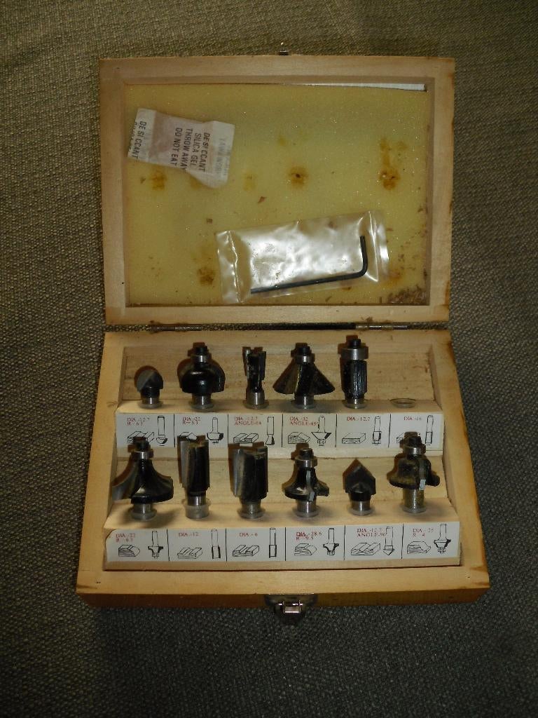 SETJE FREZEN voor BOVENFREES, Doe-het-zelf en Bouw, Ophalen of Verzenden, Zo goed als nieuw