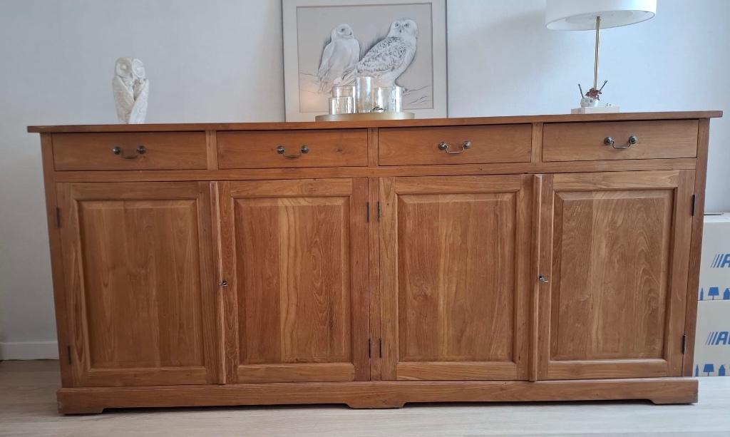TEAK dressoir, Huis en Inrichting, Kasten | Dressoirs, Ophalen, Gebruikt, Met deur(en), Teakhout