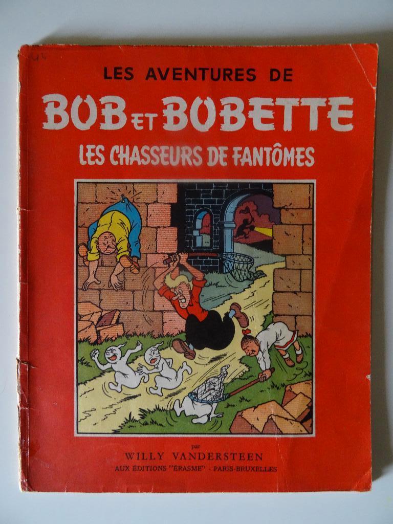 Bob et Bobette Rouge T20 Les Chasseurs de Fantômes EO  1958, Livres, Enlèvement ou Envoi, Willy Vandersteen, Une BD, Utilisé