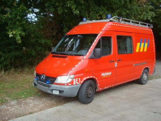 BRANDWEERAUTO MERCEDES BENZ SPRINTER 316 CDI, Auto's, Bestelwagens en Lichte vracht, Mercedes-Benz, Bedrijf, 6 deurs, 3500 kg