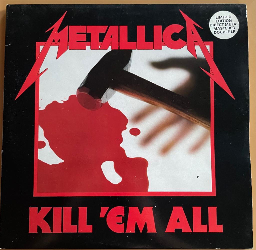 Metallica Kill ‘em All  1987 uk 45rpm, CD & DVD, Vinyles | Hardrock & Metal, Enlèvement ou Envoi, Utilisé