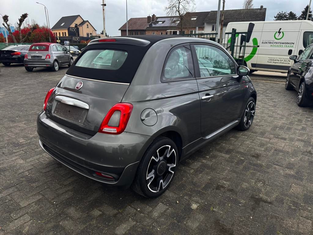 Fiat 500c cabrio 1.0, Autos, Fiat, Cuir, Argent ou Gris, Achat, Euro 6