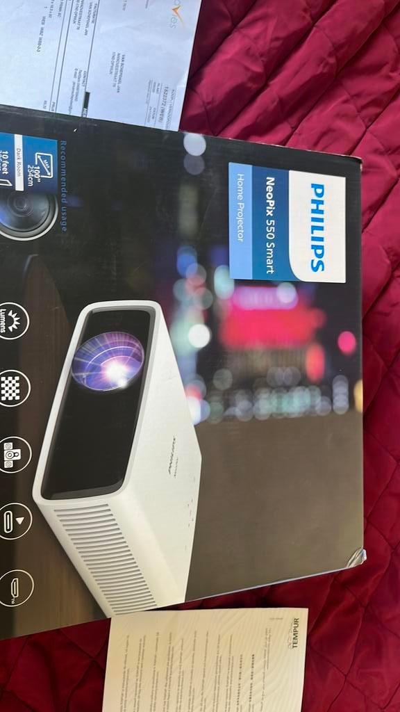 Philips NeoPix 550, TV, Hi-fi & Vidéo, Projecteurs vidéo, LCD, Autres résolutions, Enlèvement