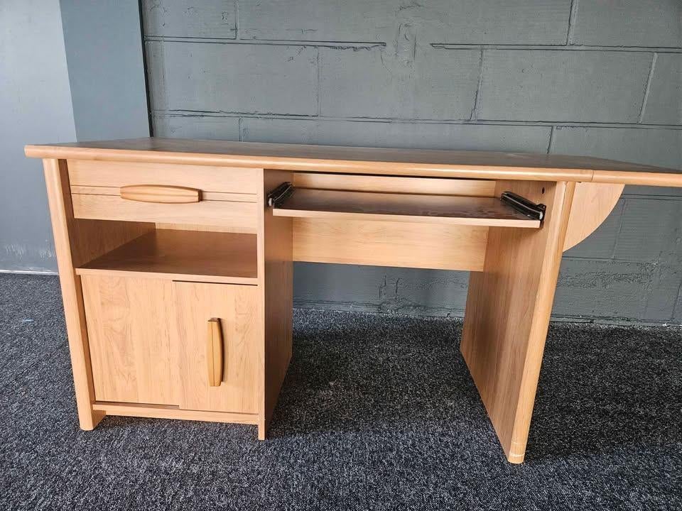 bureau, Huis en Inrichting, Bureaus, Ophalen, Met lades, Gebruikt, Hout