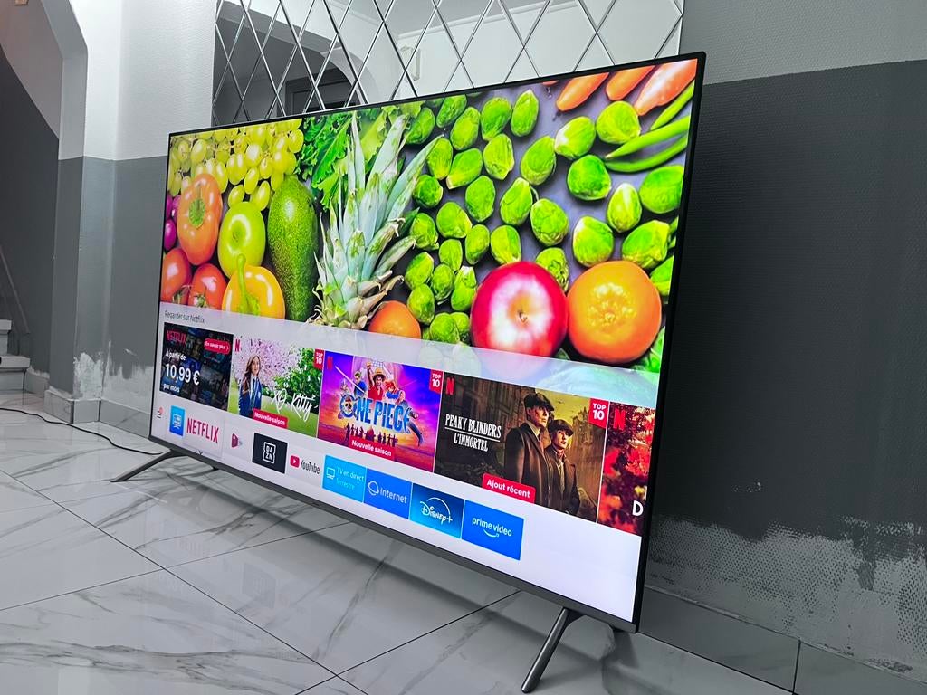Tv smart Samsung 82pouce 208cm 4K androïde, Enlèvement ou Envoi, Comme neuf, Samsung