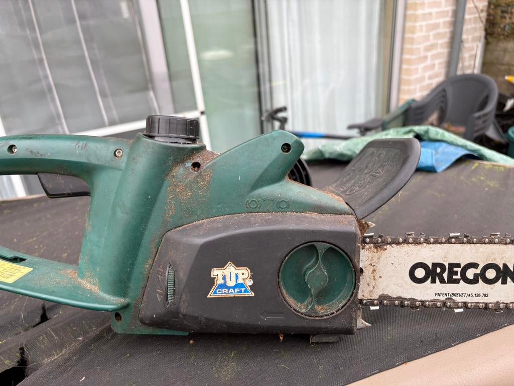 Electrische kettingzaag topcraft, Enlèvement, Comme neuf, Tronçonneuse