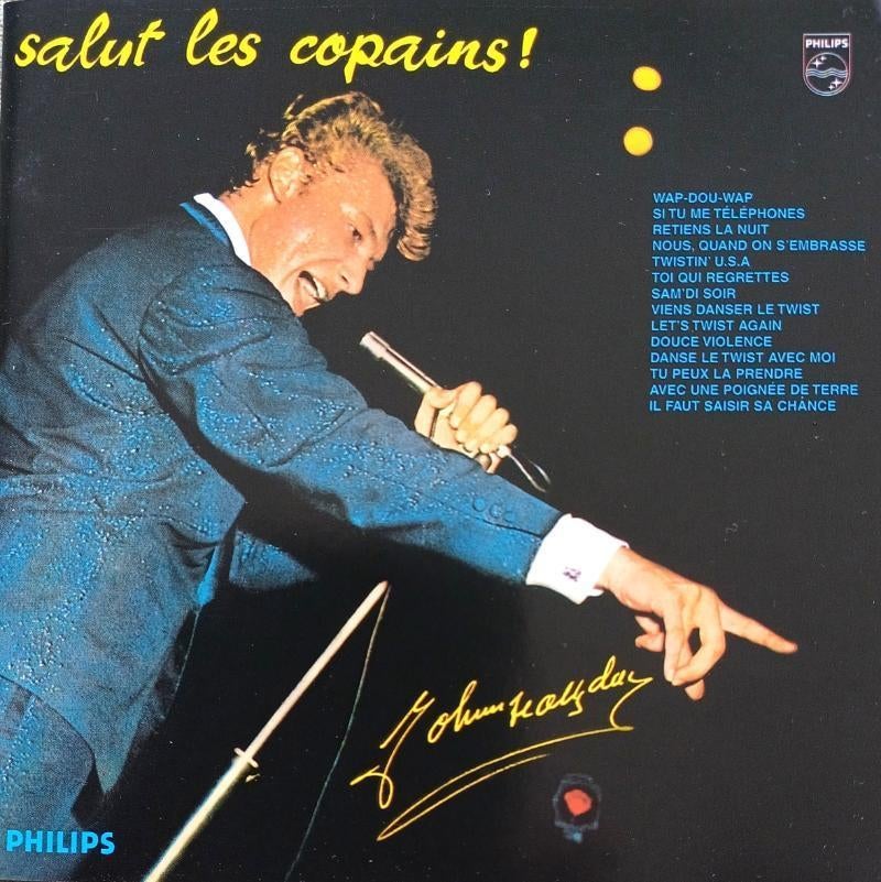 cd JOHNNY HALLIDAY - SALUT LES COPAINS, Cd's en Dvd's, Cd's | Franstalig, Ophalen of Verzenden, Zo goed als nieuw