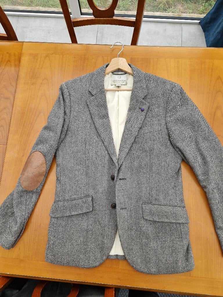 Wollen blazer Scotch & Soda maar 46 (Small), Ophalen, Grijs, Gedragen, Scotch & Soda