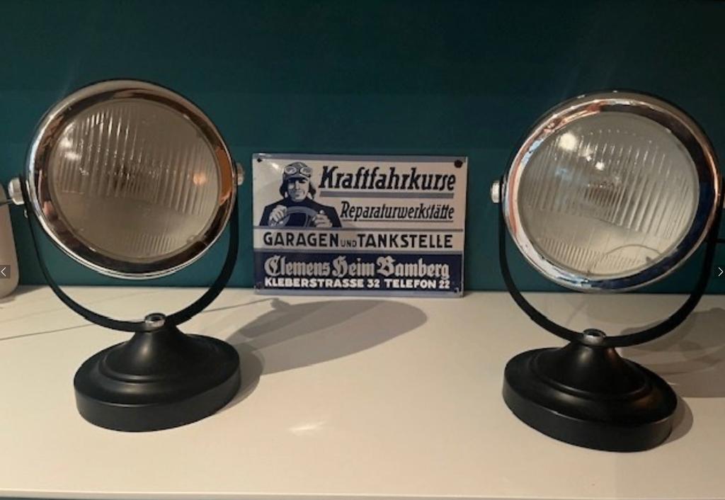 Retro Bureaulampen - Vespa 125 uitvoering, Ophalen of Verzenden