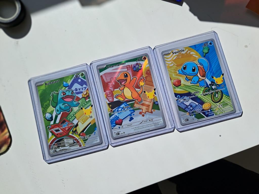 First partner illustration gen 1 set, Hobby en Vrije tijd, Ophalen of Verzenden, Nieuw, Losse kaart, Foil