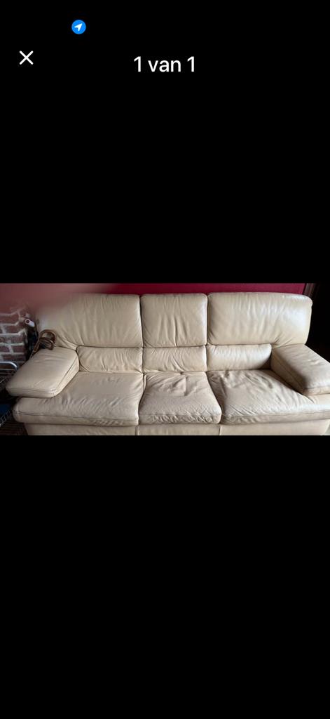 Salon in leder, Ophalen