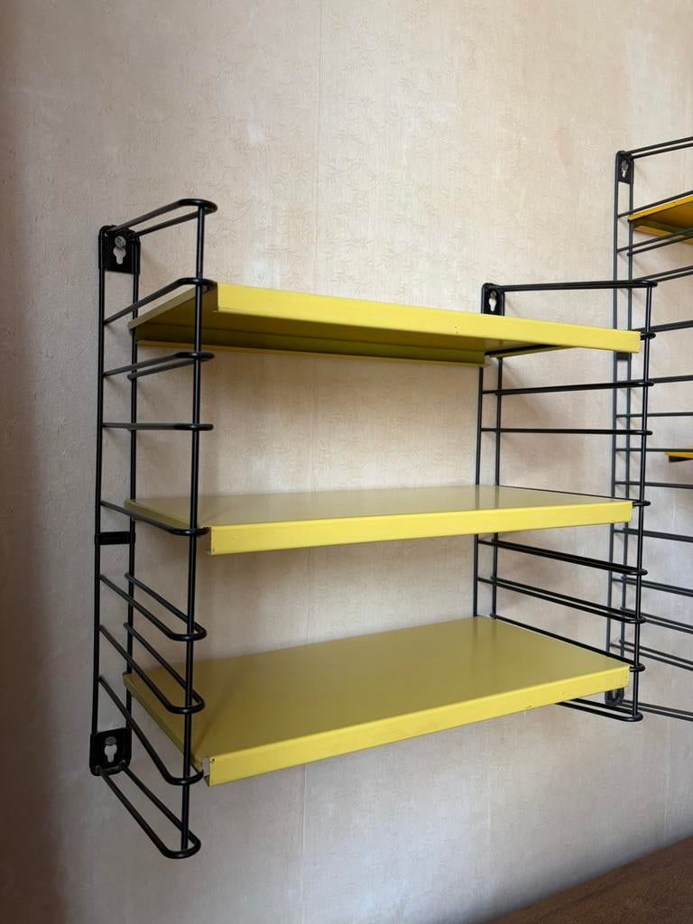 Vintage gele TOMADO rek / wandrek / etagere, Ophalen