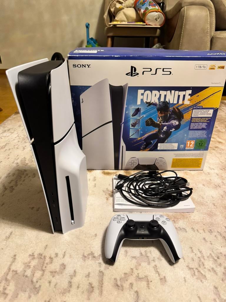 PS5 slim disc edition - 1 controller, Ophalen, Zo goed als nieuw, Playstation 5