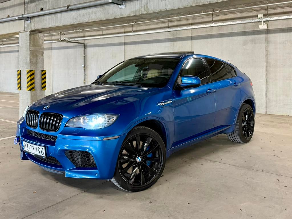 Bmw X6M 4.4 V8 555ps Monte Carlo Bleu Individuel full, Autos, BMW, Cuir, Euro 5, Achat, Beige
