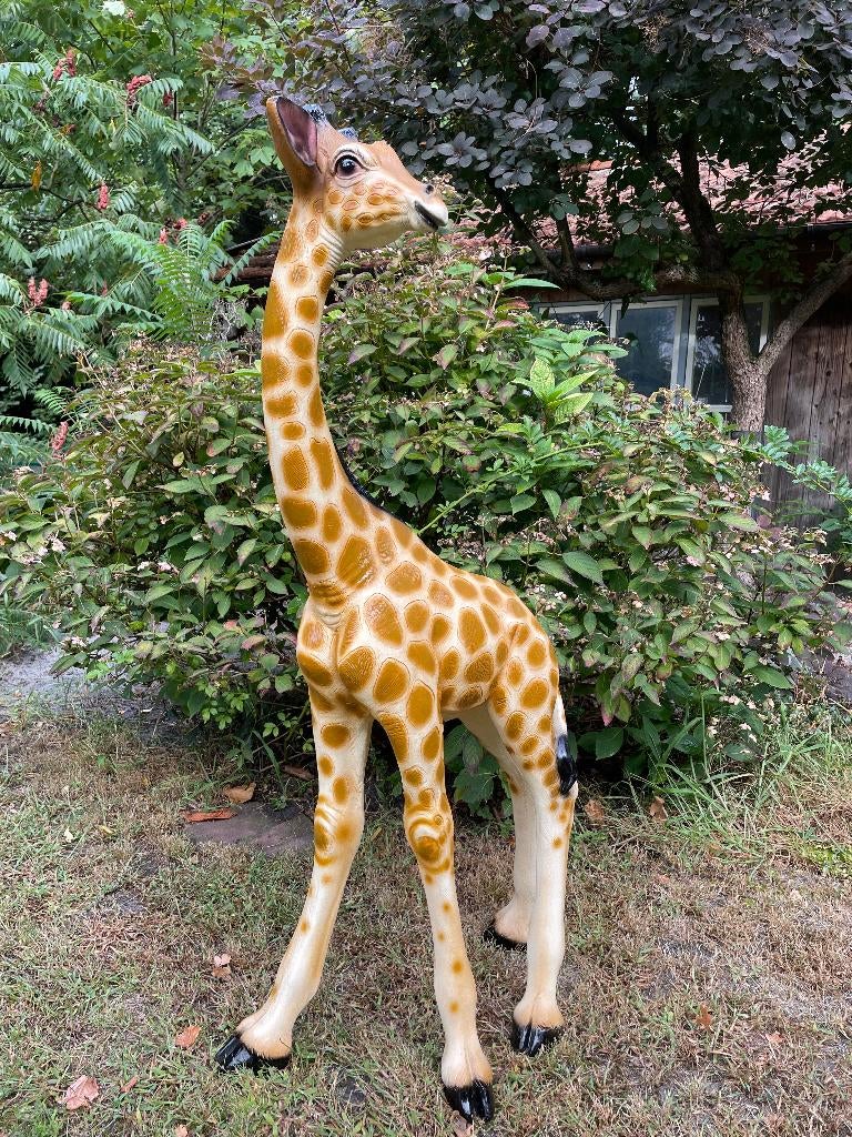 Giraf, giraffe, tuin, dieren, zwanger 120cm, Tuin en Terras, Ophalen, Nieuw, Kunststof, Dierenbeeld