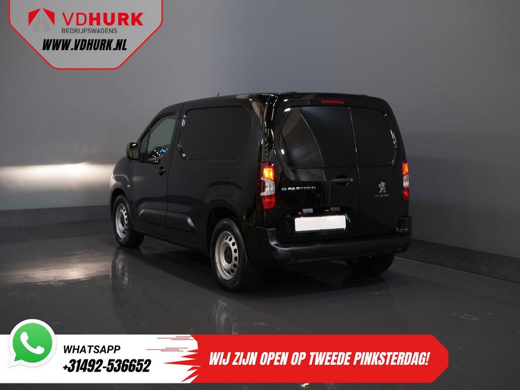 Peugeot e-Partner 50 kWh 280 km WLTP Standkachel/ Snellader/, Achat, Carnet d'entretien, Automatique, Noir