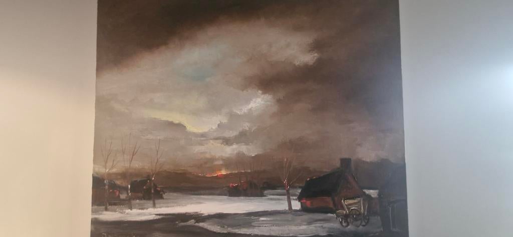 Schilderij P.  Permeke, Antiek en Kunst, Ophalen