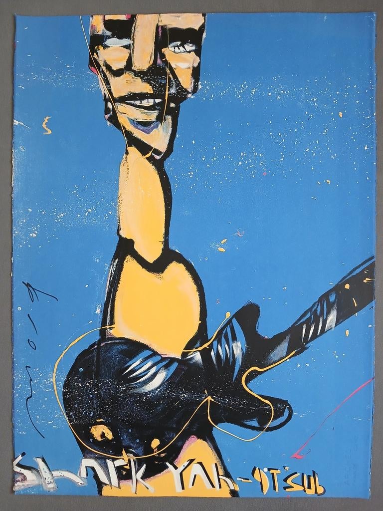 Herman Brood zeefdruk, Ophalen