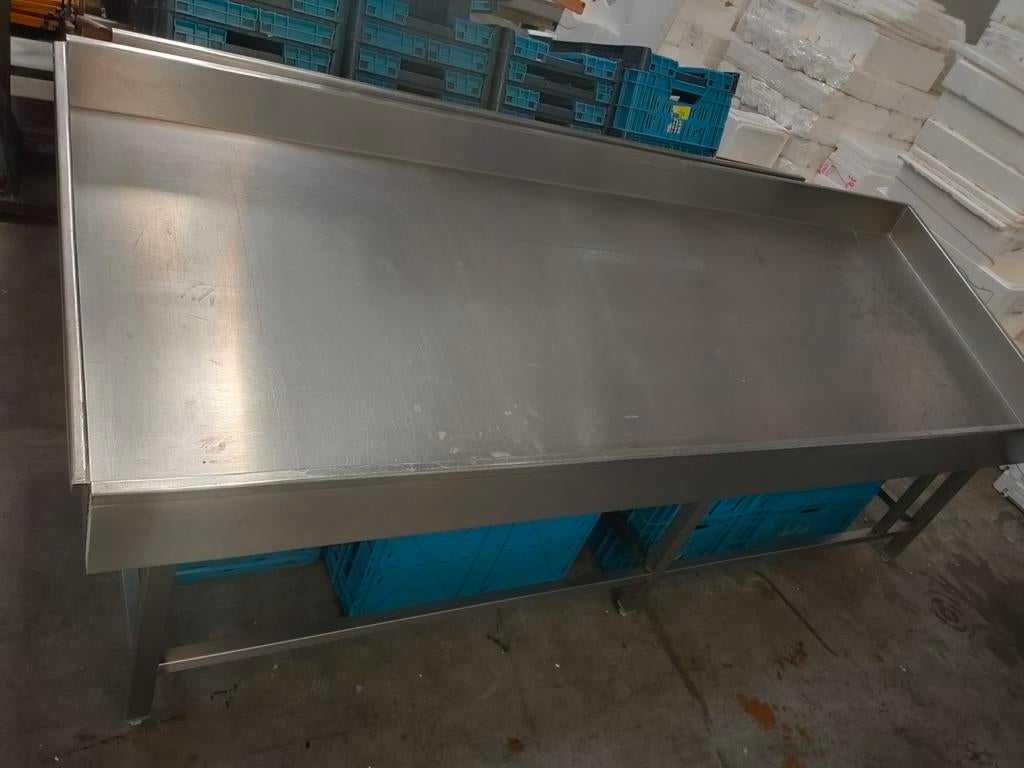 Étal inox alimentaire, Enlèvement