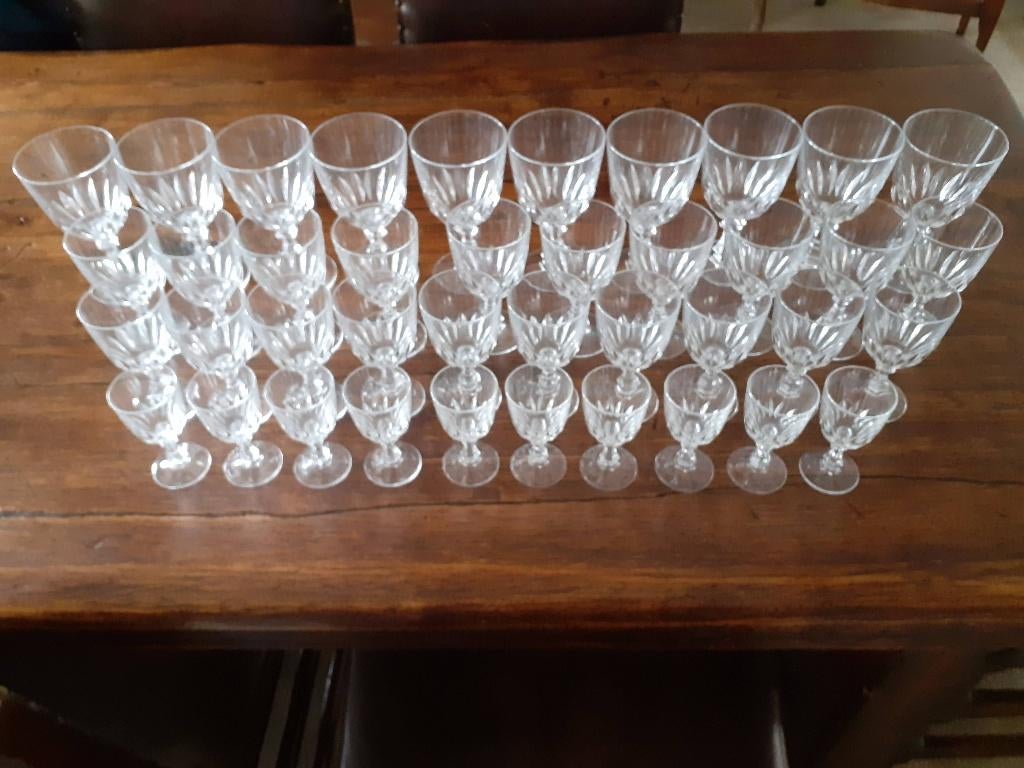 Glasservies: Kristallen glazen, Enlèvement