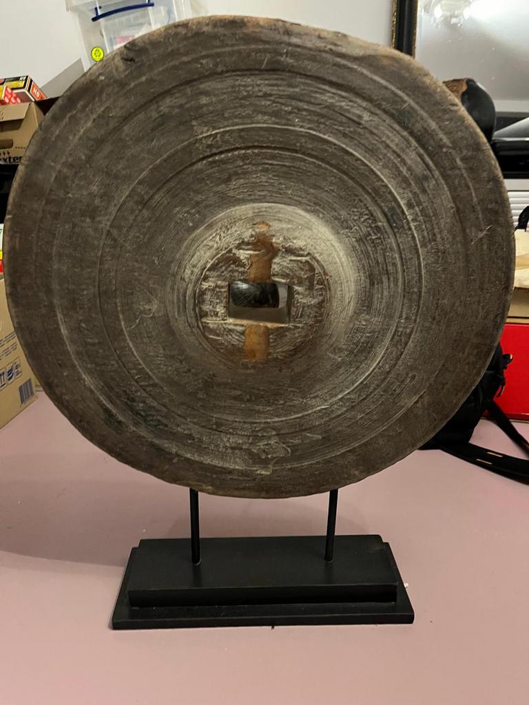 Roue en bois - Deco, Huis en Inrichting, Woonaccessoires | Kransen, Ophalen of Verzenden, Zo goed als nieuw