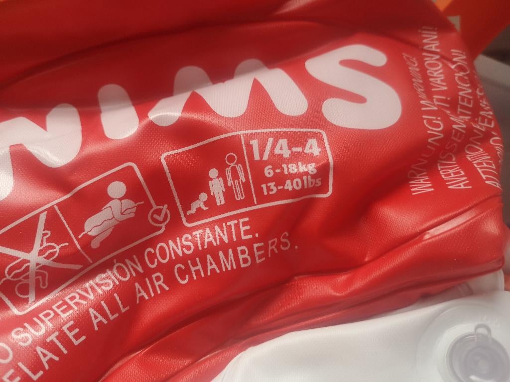 Bouée bébé swim trainer, Enlèvement