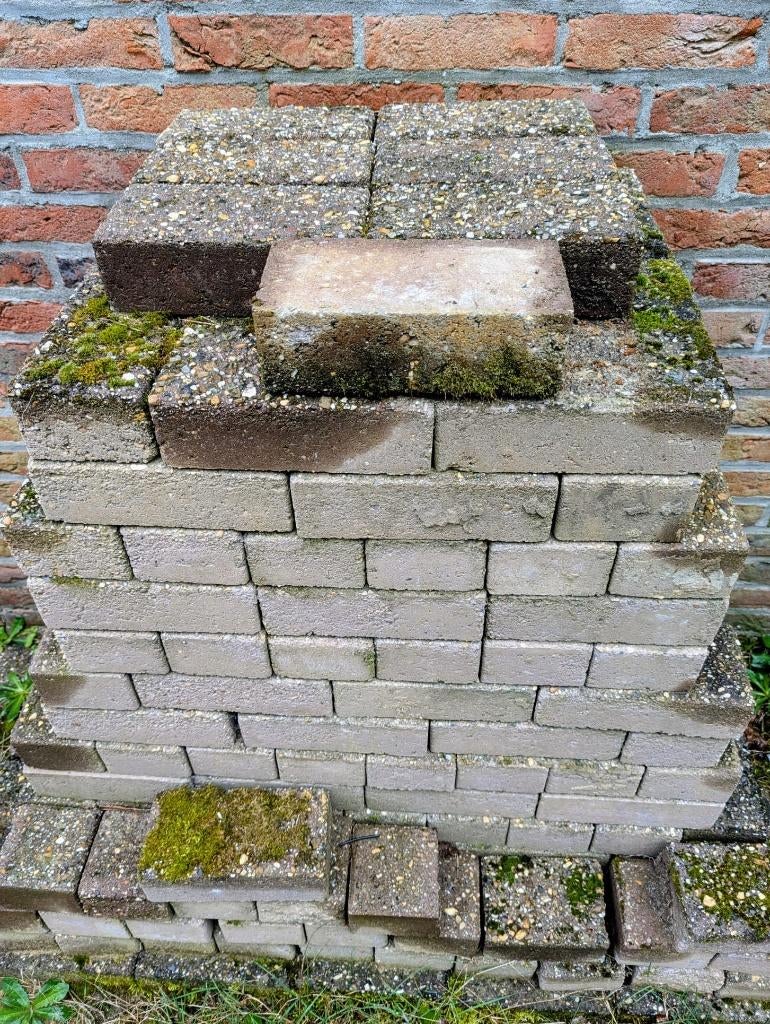 Gebruikte klinkers gratis op te halen, Tuin en Terras, Ophalen, Gebruikt, Klinkers, 10 m² of meer