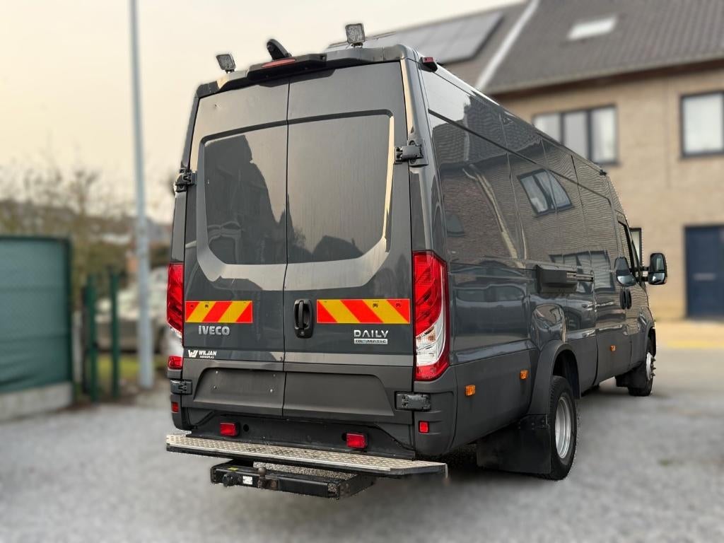 Iveco Daily 3.0 D Jumbo Maxi Automaat, Autos, Argent ou Gris, Achat, Attache-remorque, Euro 6