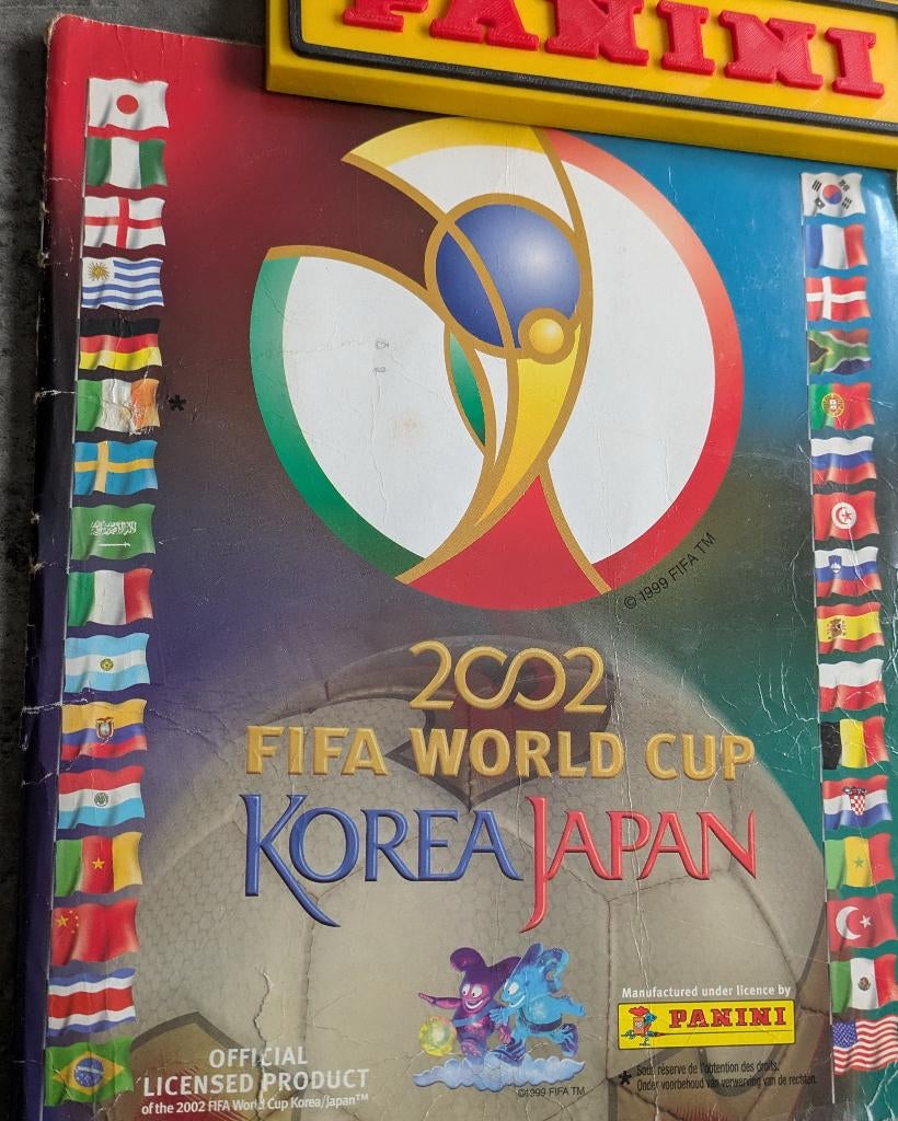 ALBUM COMPLET COUPE DU MONDE PANINI Corée Japon 2002, Envoi, Autocollant