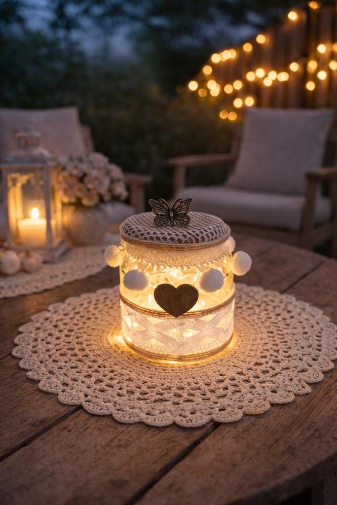 Pot à secrets Shabby Chic Réalisation, Enlèvement ou Envoi, Neuf