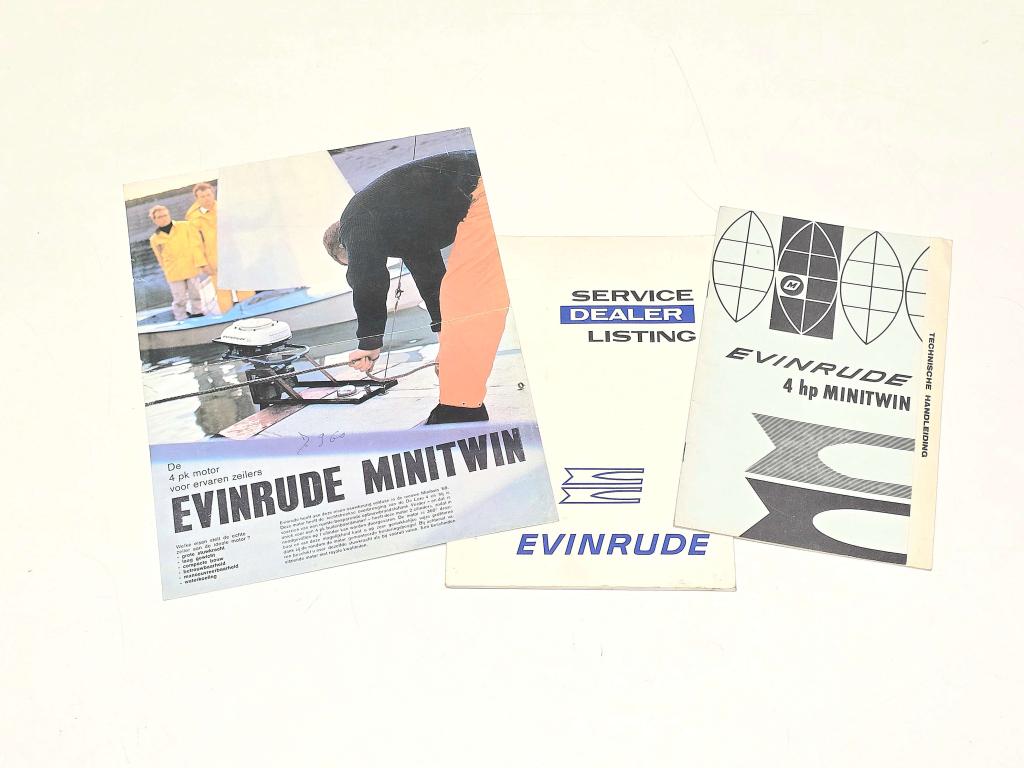 Originele EVINRUDE 1970 documentatie handleiding folder e.a., Niet ingevuld, Enlèvement ou Envoi, Niet ingevuld, Comme neuf