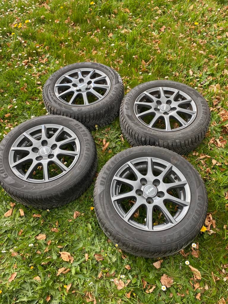 Banden met velgen 185/60 R14, Auto-onderdelen, Ophalen, Winterbanden, Band(en)