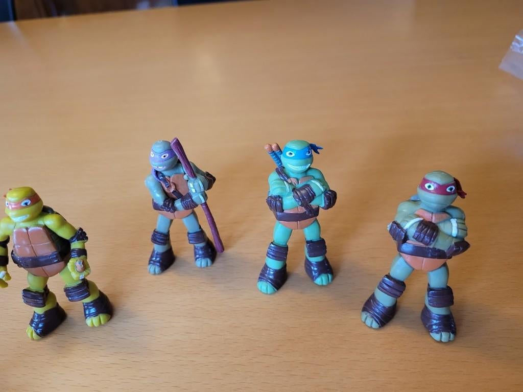 ensemble de figurines de tortues, Enlèvement ou Envoi, Comme neuf
