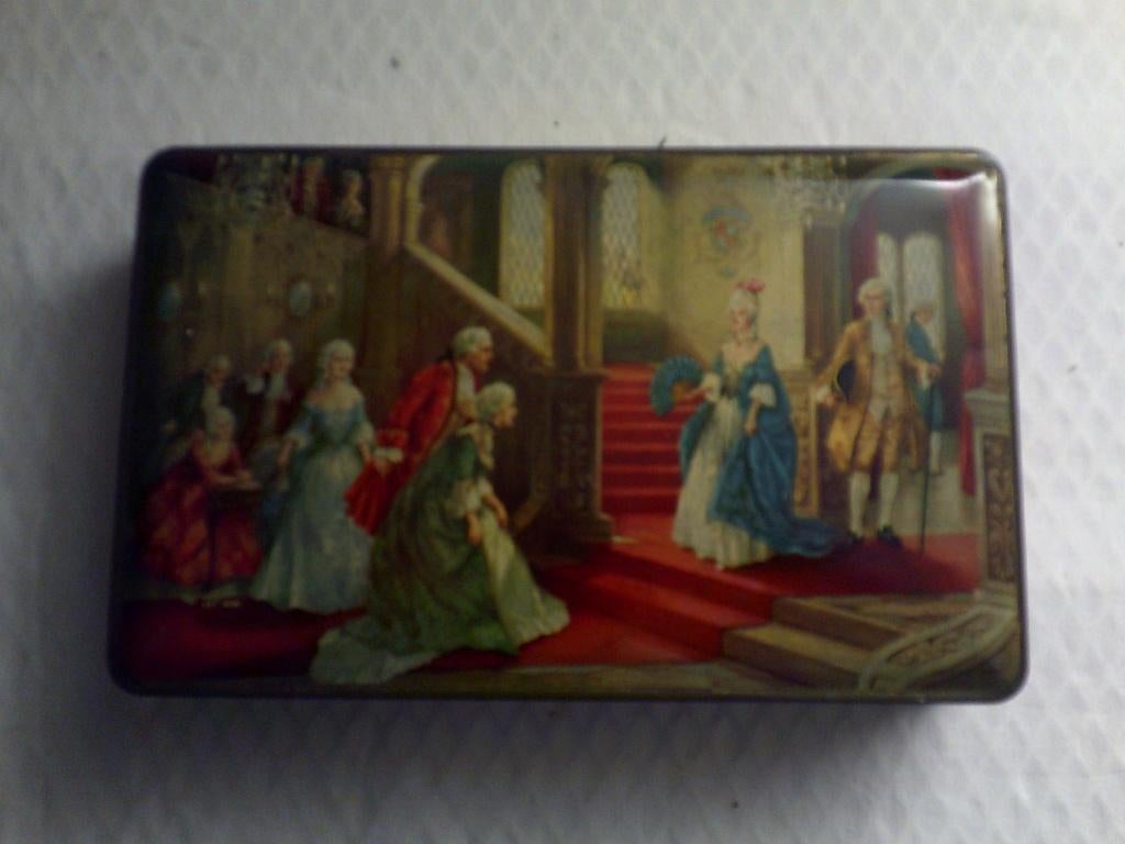 Vintage jaren '50 blik, Verzamelen, Blikken, Ophalen of Verzenden, Gebruikt, Overige, Overige merken