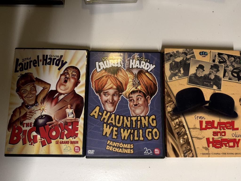 DVD collectie Laurel en Hardy - 15 euro voor alles, Cd's en Dvd's, Alle leeftijden, Ophalen of Verzenden, Zo goed als nieuw, Overige genres