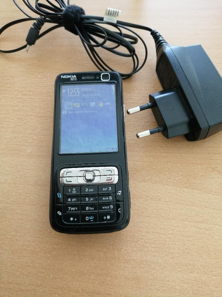 WEG=WEG!!! ZAKELIJKE NOKIA N73-1 ORIGINAL MOBILE PHONE BLACK, Télécoms, Téléphonie mobile | Nokia, Enlèvement ou Envoi, Classique ou Candybar