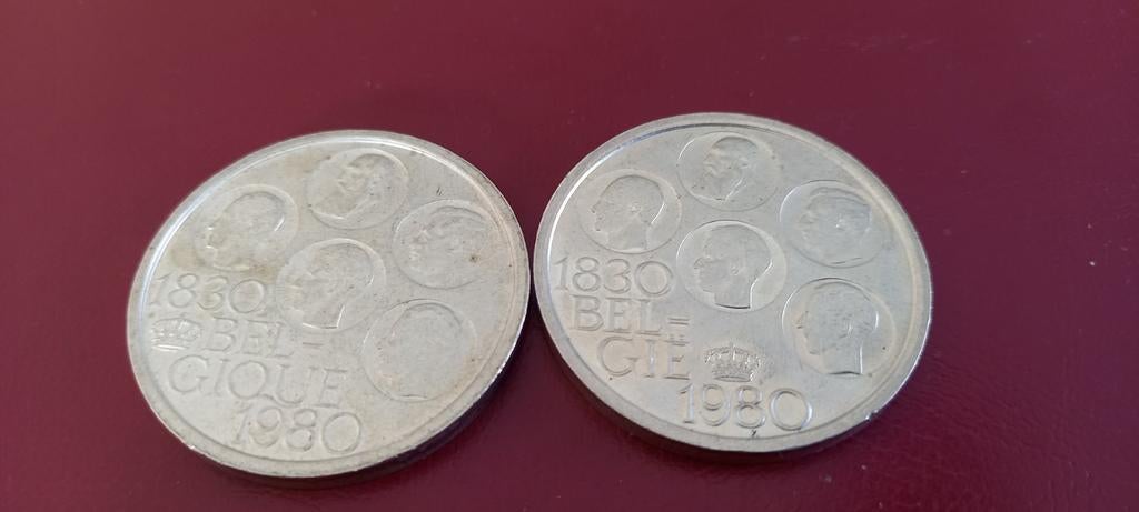 2 x 500 Frank, Postzegels en Munten, Munten | België, Ophalen