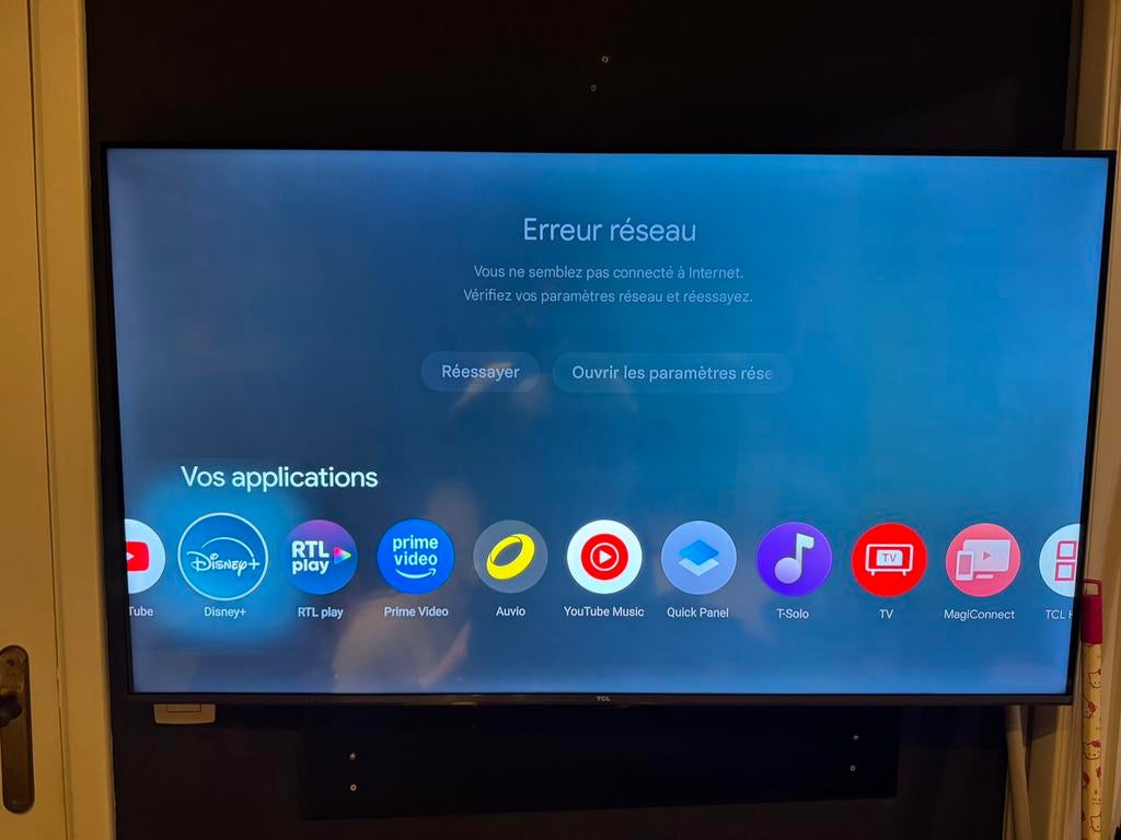 Tv tcl 55 pouce, Audio, Tv en Foto, Televisies, Gebruikt, Ophalen