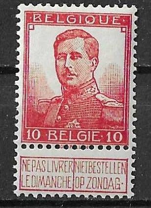 Belgique OPC 111 S.M. le Roi Albert Ier **, Timbres & Monnaies, Timbres | Europe | Belgique, Neuf, Enlèvement ou Envoi, Non oblitéré