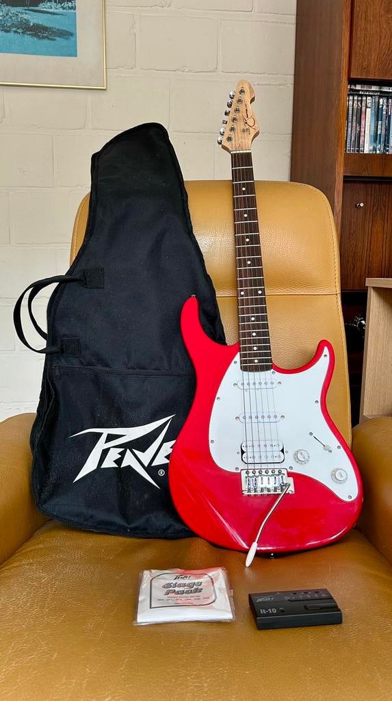 Peavey Elektrische gitaar + originele draagzak & accesoires, Musique & Instruments, Instruments à corde | Guitares | Électriques