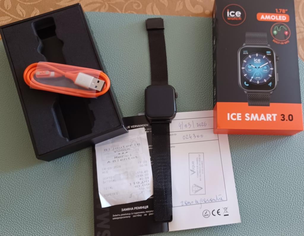 Montre ICE Watch neuve ICE SMART 3.0  bracelet Milanais, Enlèvement, GPS