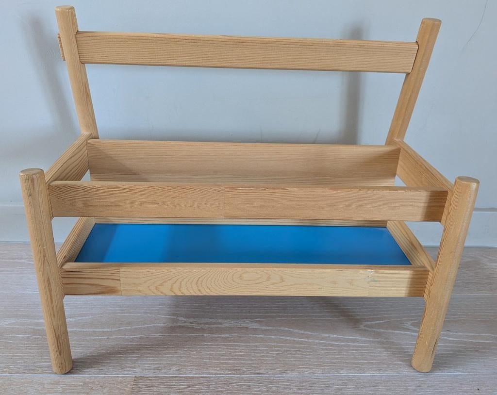 Ikea Flisat boekenstandaard kinderen - Blauw, Ophalen of Verzenden